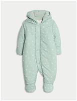 Ditsy Print Snowsuit (0-3 Yrs)