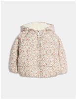 Ditsy Floral Midweight Padded Coat (0-3 Yrs)