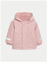 Ditsy Hooded Fisherman Jacket (3 Mths-3 Yrs)