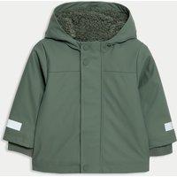 Stormwear Hooded Borg Lined Plain Fisherman Coat (6 Mths-3 Yrs)