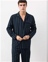 Pure Lyocell Striped Pyjama Top