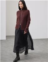 Alpaca Rich Zip-Up Jumper