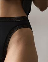 4pk Modal Rich with Silk High Leg Knickers