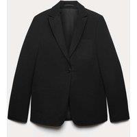 M&S Senior Girls' Slim Fit Blazer School Blazer (9-18 Yrs) Black