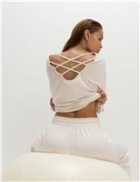 Modal Rich Strappy Back Sweatshirt
