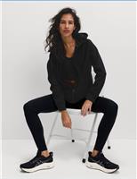 Cotton Rich Zip Up Relaxed Hoodie