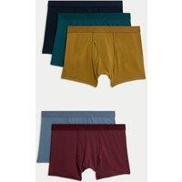 5pk Cotton Stretch Cool & Fresh Trunks