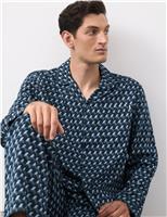 Cotton Rich Geometric Print Pyjama Bottoms