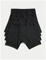 5pk Cotton Stretch Longer Length Trunks