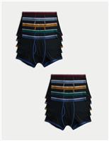 10pk Cotton Stretch Cool & Fresh Trunks