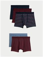 5pk Cotton Stretch Cool & Fresh Trunks