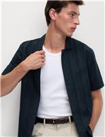 Regular Fit Cotton Rich Short Sleeve Shirt