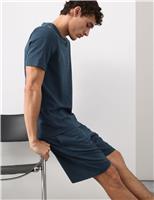 Supima Cotton Rich Jacquard Pyjama Shorts