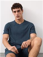 Supima CottonRich Stretch Jacquard T Shirt