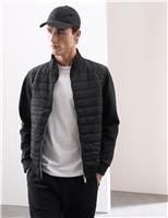 Cotton Rich Zip Up Quilted Jacket
