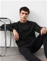 Cotton Rich Stretch Loungewear Sweatshirt