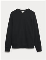 Cotton Rich Stretch Loungewear Sweatshirt