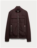 Cotton Rich Zip Up Pocket Jacket