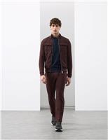 Cotton Rich Zip Up Pocket Jacket