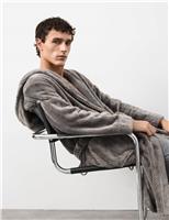 Supersoft Fleece Herringbone Dressing Gown