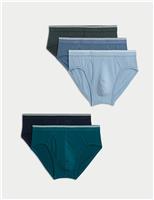 5pk Cotton Rich Cool & Fresh Briefs