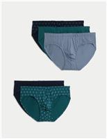 5 Pack Pure Cotton Cool & Fresh Pattern Slips