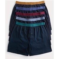 5pk Pure Cotton Cool & Fresh Geometric Jersey Boxers