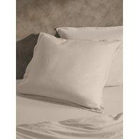 M&S X Fired Earth 2 Pack Washed Cotton Square Pillowcases Malm