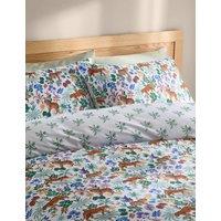 Pure Cotton Floral Tiger Print Bedding Set