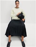 Supersoft Tipped Crew Neck Jumper