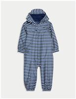 Striped Hooded Fisherman Puddlesuit (0-3 Yrs)