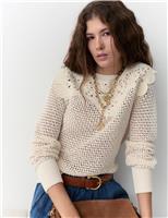 Cotton Rich Textured Jumper