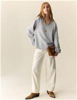 Pure Cotton Scoop Neck Sweatshirt