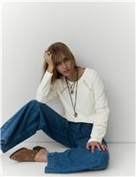 Pure Cotton Embroidered Top