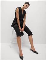 Slim Fit Cropped Trousers