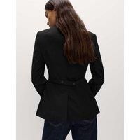 M&S Collarless Jacket Black