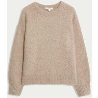 Alpaca Blend Textured Relaxed Jumper