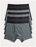 5 Pack Microskin Geometric Stretch Trunks