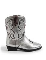 Kids Metallic Western Boots (4 Small - 6 Large)