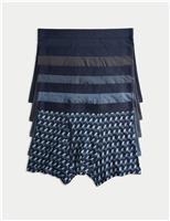 5pk Supima Cotton Modal Geometric Trunks