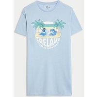 M&S Lilo & Stitch Nightdress (6-16 Yrs) Blue Mix