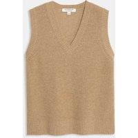 Merino Wool Rich Knitted Vest with Cashmere