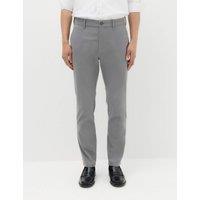 M&S Slim Fit Cotton Rich Stretch Chinos Ash Grey