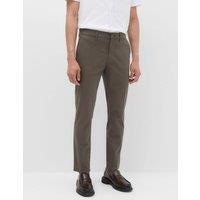 M&S Slim Fit Cotton Rich Stretch Chinos Mole