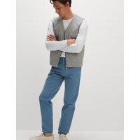 M&S Regular Fit Stretch Chinos Air Force Blue