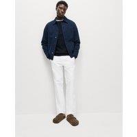 M&S Regular Fit Stretch Chinos White