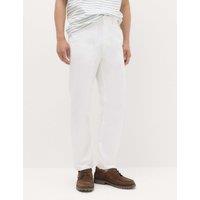 M&S Regular Fit Stretch Chinos White