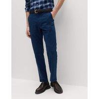 M&S Regular Fit Stretch Chinos Dark Marine