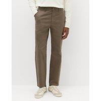 M&S Regular Fit Stretch Chinos Mole