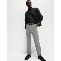 M&S Regular Fit Stretch Chinos Ash Grey